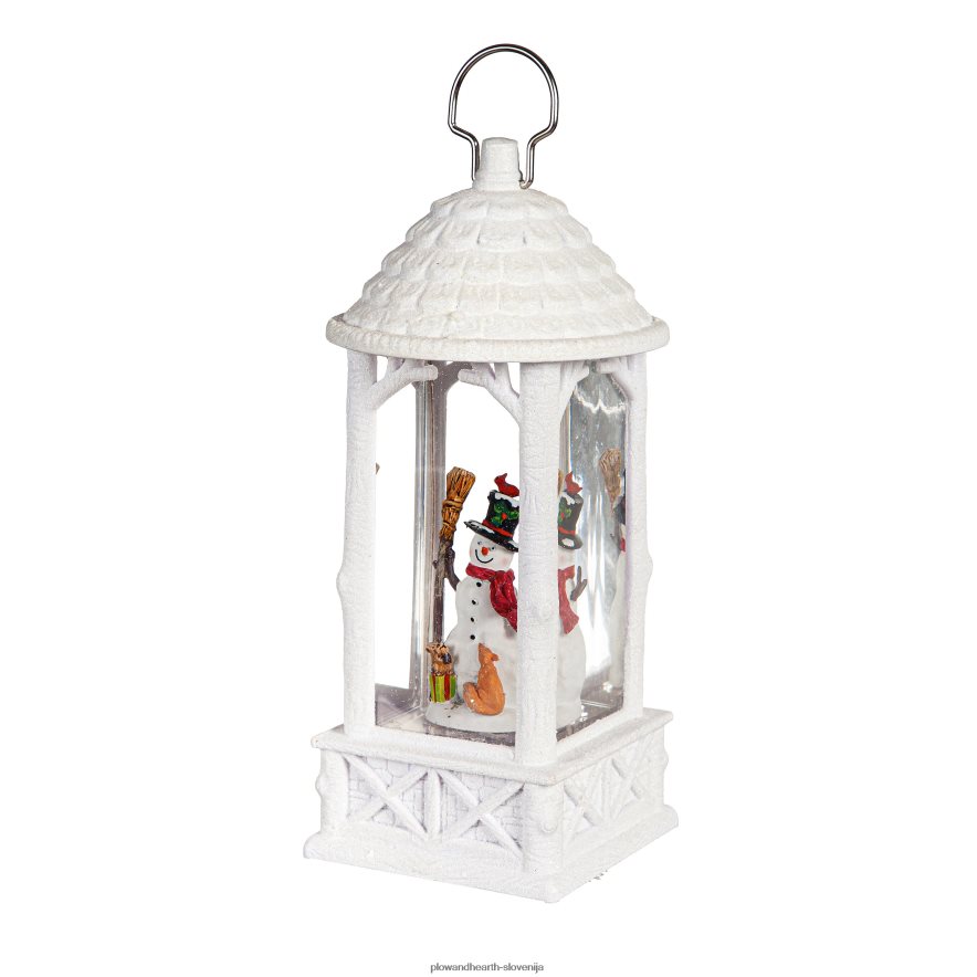 osvetljena snežakova vodna svetilka s projektorjem Plow & Hearth 2V46082247 sezonsko in darila