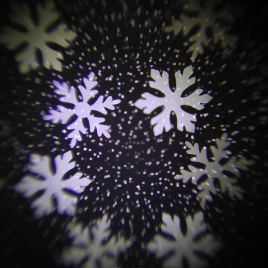 vrh snežaka s projektorjem snežinke Plow & Hearth 2V46082262 sezonsko in darila