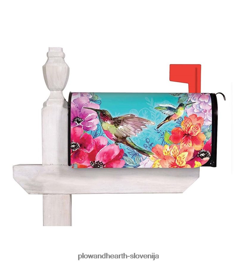 pokrov poštnega nabiralnika v obliki akvarela kolibri Plow & Hearth 2V46083109 sezonsko in darila