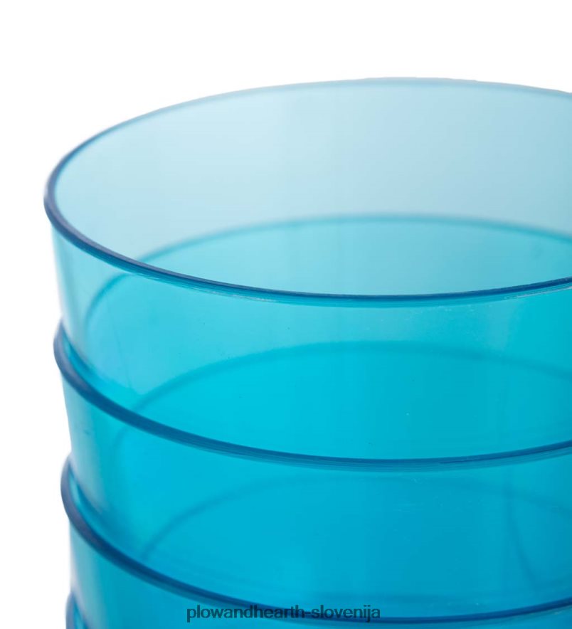 akrilni zunanji stekleni kozarci za pitje, set 6 Plow & Hearth 2V46083084 sezonsko in darila