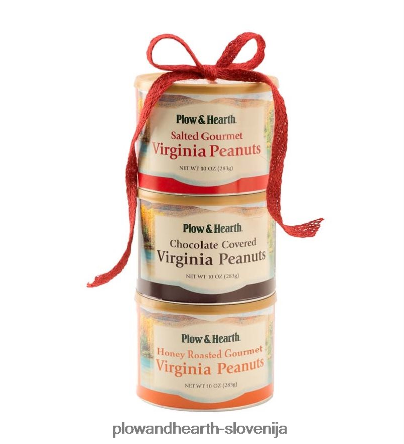 ekstra velik darilni stolp Virginia Peanut Trio - classic Plow & Hearth 2V46082980 sezonsko in darila