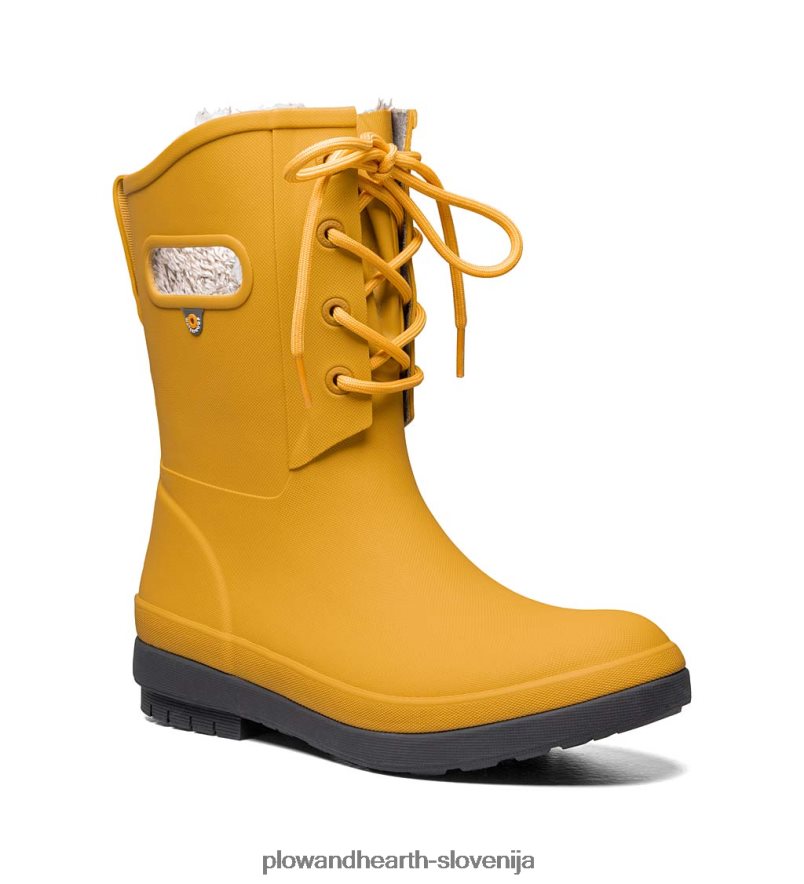 bogs amanda plush ii nepremočljivi dežni škornji na vezalke - črni - velikost 07 Plow & Hearth 2V46081075 sezonsko in darila