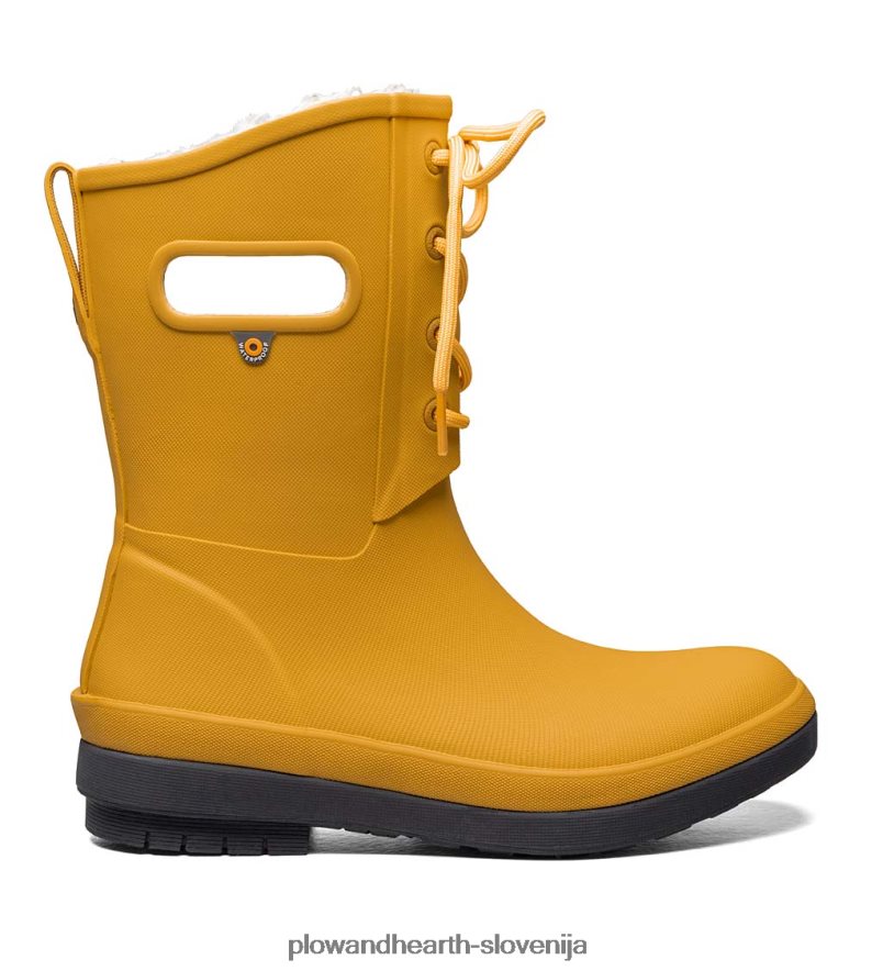 bogs amanda plush ii nepremočljivi dežni škornji na vezalke - črni - velikost 07 Plow & Hearth 2V46081075 sezonsko in darila