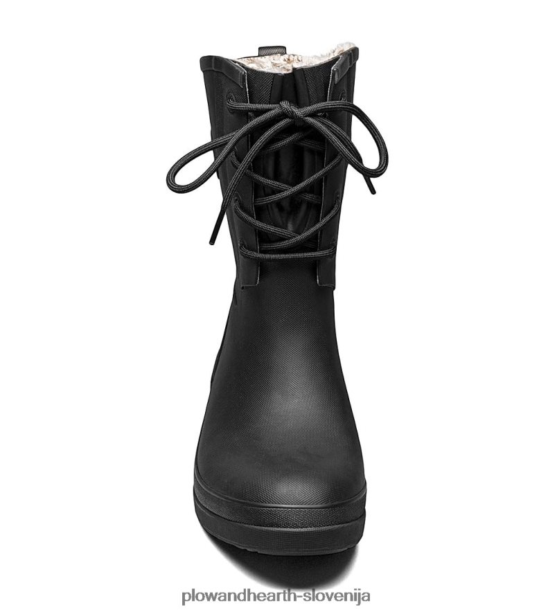 bogs amanda plush ii nepremočljivi dežni škornji na vezalke - črni - velikost 07 Plow & Hearth 2V46081075 sezonsko in darila