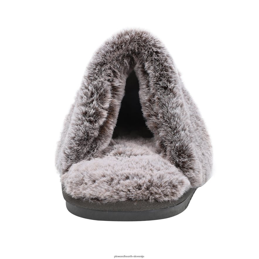 lamo ženski natikači iz semiša - povoščeno oglje - l Plow & Hearth 2V46083023 sezonsko in darila