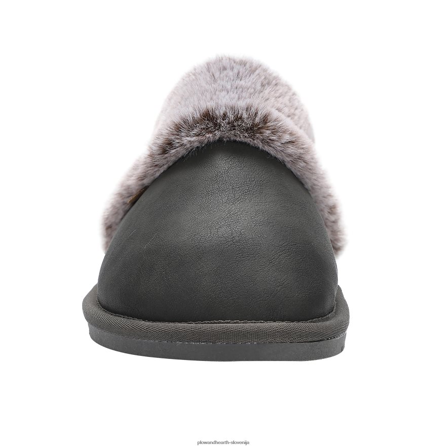 lamo ženski natikači iz semiša - povoščeno oglje - l Plow & Hearth 2V46083023 sezonsko in darila