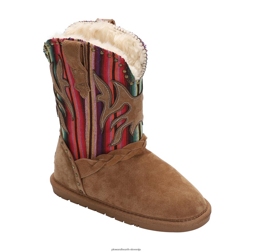 lamo otroški škornji wrangler iz semiša - kostanjevi - vel.1l Plow & Hearth 2V46083062 sezonsko in darila