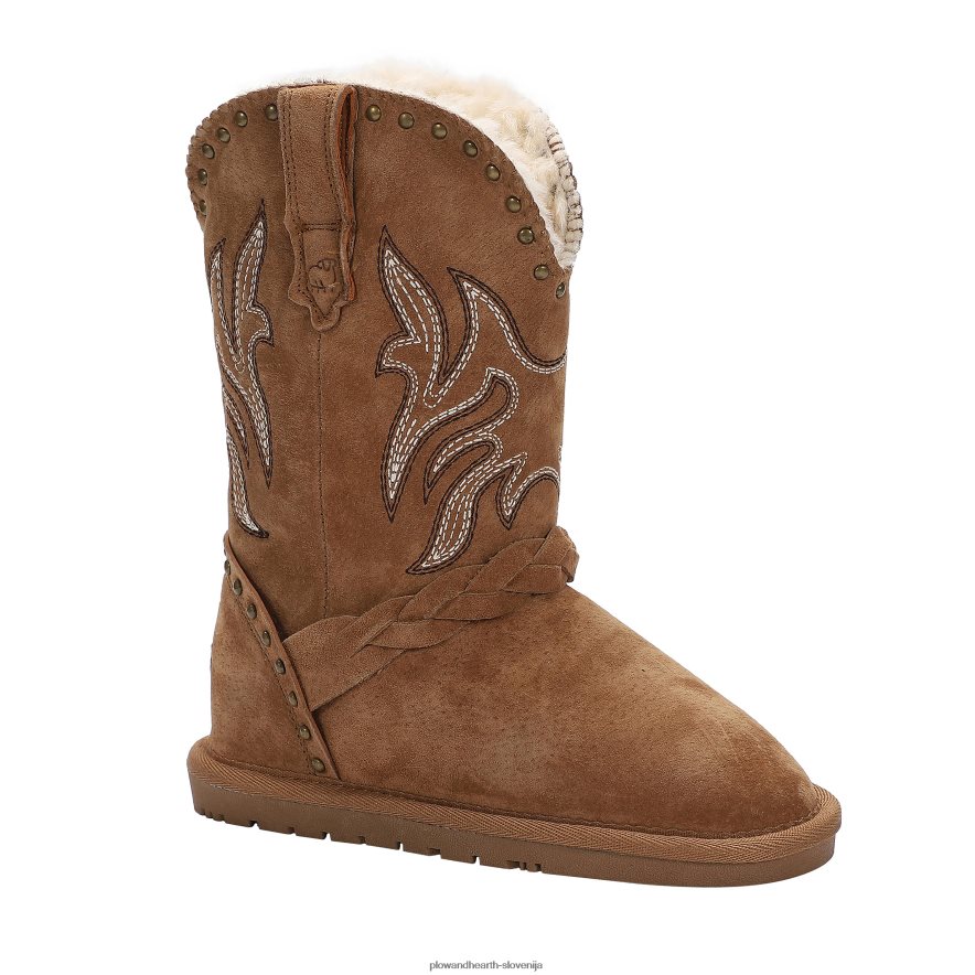 lamo otroški škornji wrangler iz semiša - kostanjevi - vel.1l Plow & Hearth 2V46083062 sezonsko in darila